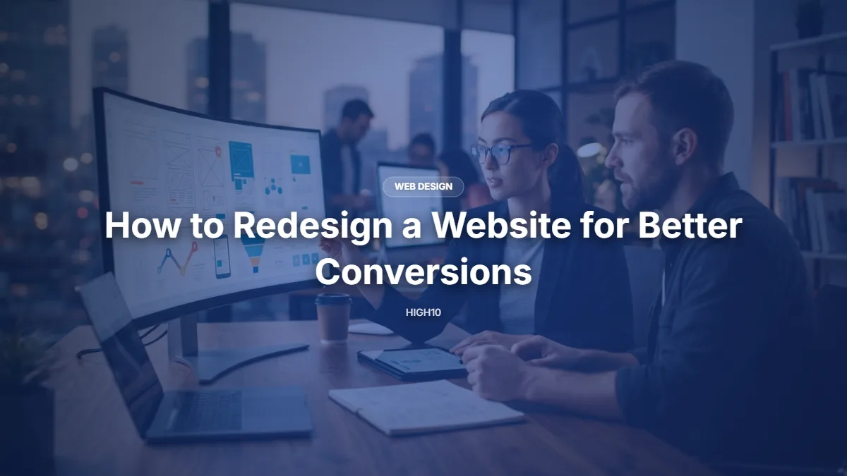 how to redesign a website for better conversion